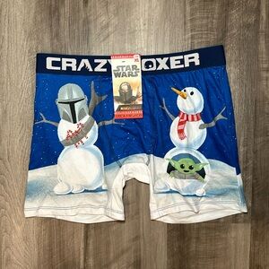 Star Wars The Mandalorian Winter Day Crazy Boxer Boxer Brief - XL